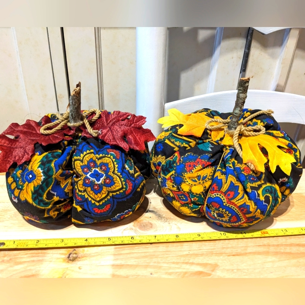 Handmade Floral Fall Pumpkins